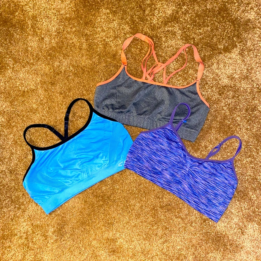 Womens bundle of 3 Large sports bras